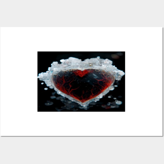 Broken Frozen Heart Art   /  Broken Hearts Unwind Designs Wall Art by Unwind-Art-Work